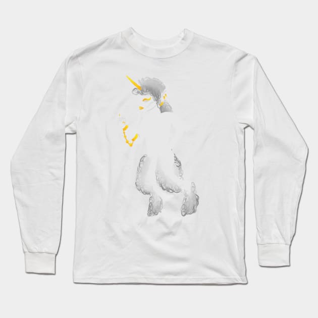 Satyr Unicorn :: Imaginary Creatures Long Sleeve T-Shirt by Platinumfrog